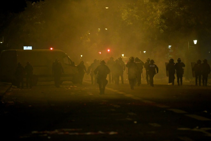 The riots lasted several hours during and after the match