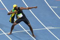 Jamaica's Usain Bolt, shown here during the Rio Olympic Games in 2016, says he is quarantining after a COVID-19 test - but did not say if he had received any results
