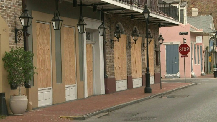 IMAGES AND SOUNDBITESImages of boarded up houses and empty streets in New Orleans as wind and rain - brought by tropical storm Marco - pick up in swampy southern Louisiana. Meanwhile, Tropical Storm Laura is expected to strengthen into a hurricane as it b