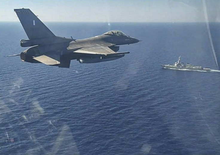 Greek Navy aircraft and ships have been manoeuvering close to their Turkish opposite numbers