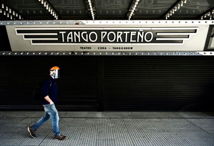 The coronavirus pandemic has shuttered many businesses in Argentina's tango industry, such as the Tango Porteno theater in Buenos Aires, and workers are calling for state aid to offset their losses