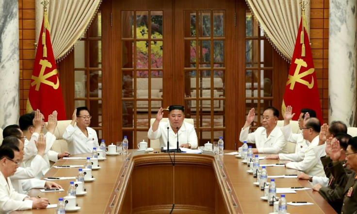 Kim presided over a meeting Tuesday of a top committee of the ruling Workers' Party, the official KCNA news agency reported