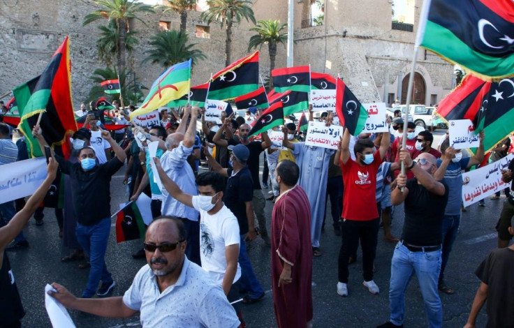 Libyans protested for a third consecutive day on Tuesday against poor public services in the capital Tripoli, before a unity government ordered a lockdown on Wednesday