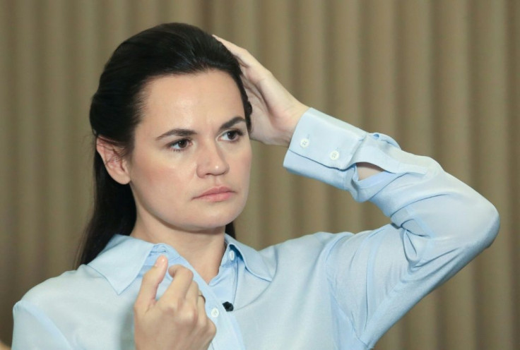 Belarus opposition figurehead Svetlana Tikhanovskaya is in exile in Lithuania