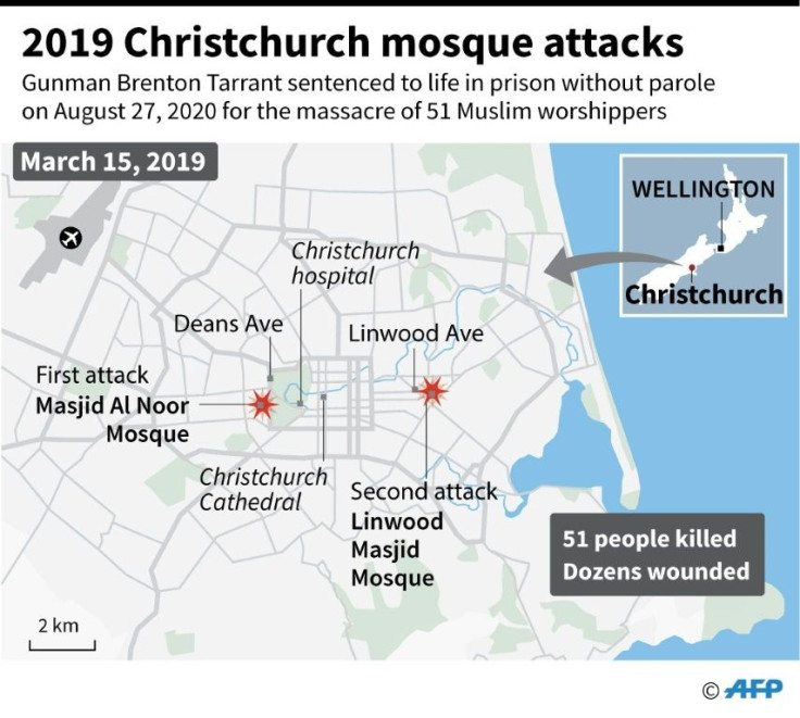 Graphic on Christchurch mosque shooting attacks on March 15, 2019 that left 51 people dead and dozens wounded.