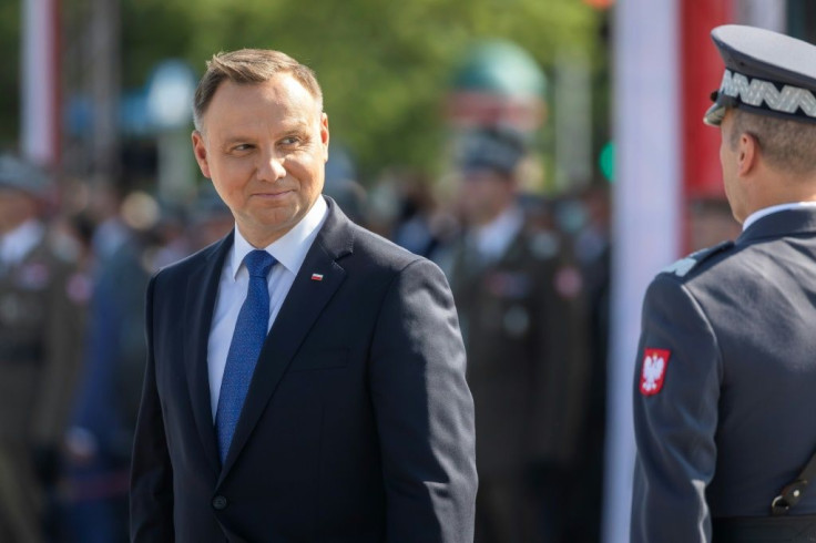 Polish President Andrzej Duda is close to the ruling right-wing PiS (Law and Justice) party