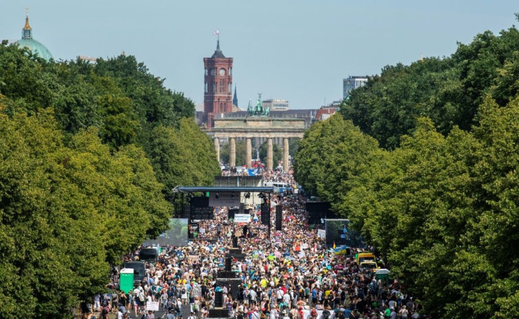 Thousands came out onto Berlin's streets on August 1 to protest against the measures in place to curb the Covid-19 virus from spreading in Germany. Over 20,000 are expected to turn out for a similar event on Saturday