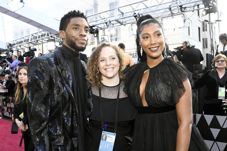 Chadwick Boseman and Taylor Simone Ledward