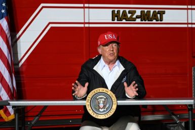 US President Donald Trump, pictured in Louisiana on August 29, 2020, meet with law enforcement officials in Kenosha and view damage from unrest