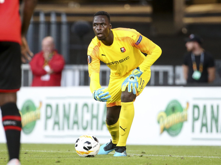 Goalkeeper of Stade Rennais Edouard Mendy 