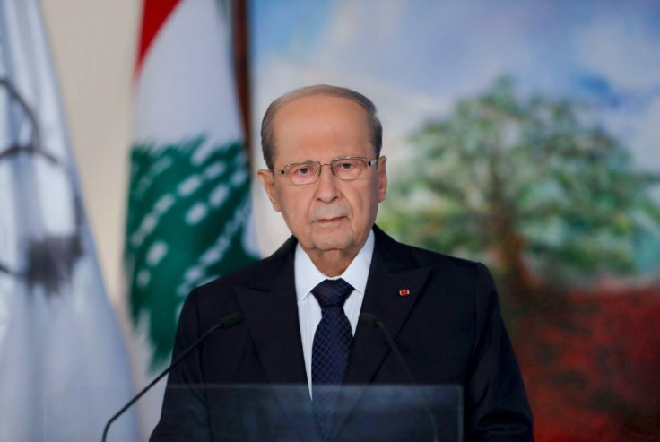 Lebanese President Michel Aoun delivered a televised address Sunday to mark the upcoming centenary of the Lebanese state