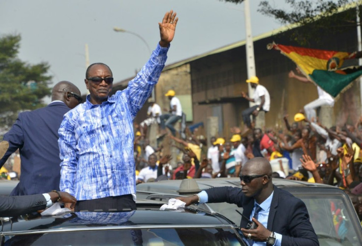 Guinea's President Aloha Conde is a former opposition figure who was jailed under previous regimes