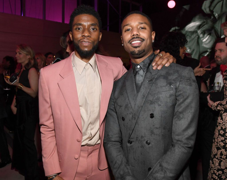 Chadwick Boseman and Michael B. Jordan