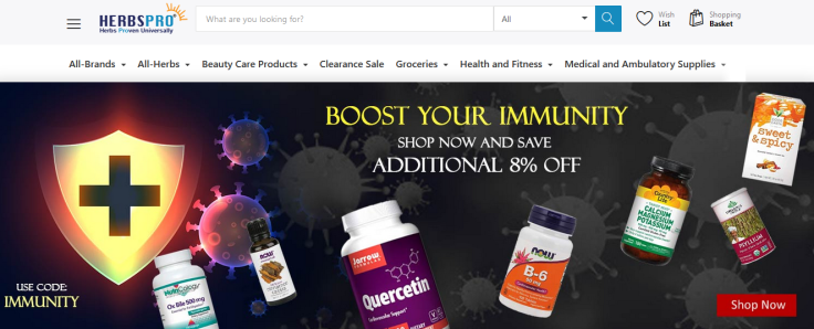 Universal Herbs Inc. Screenshot