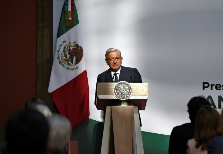Mexican President Andres Manuel Lopez Obrador delivers a state of the nation address