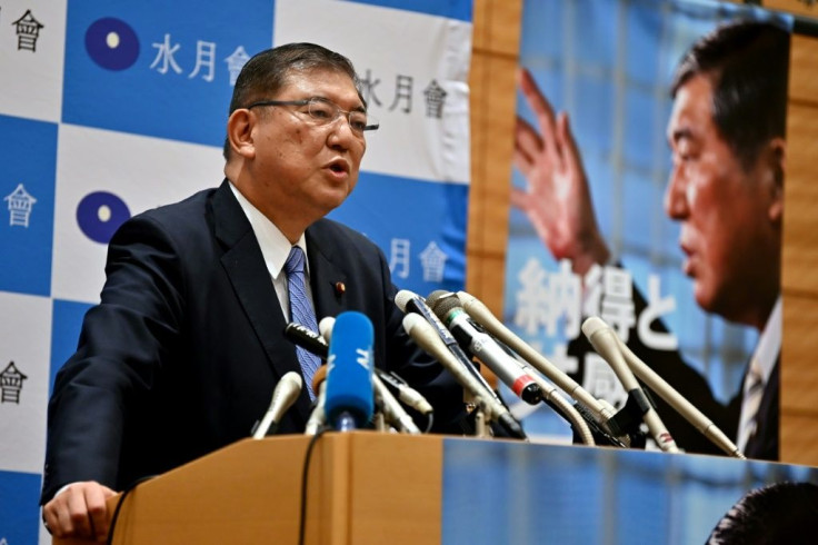 Former defence minister Shigeru Ishiba polls well with the general public but is less popular among party members