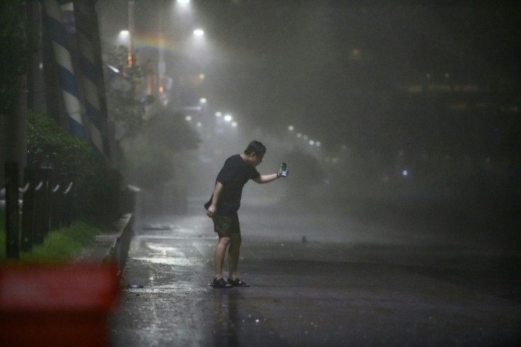 More than 2,200 people have been evacuated to temporary shelters and around 120,000 homes were left without power throughout the night across southern parts of South Korea