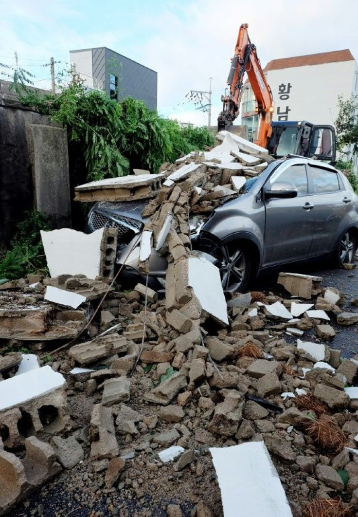 Maysak is the second typhoon in a week to hit the Korean peninsula