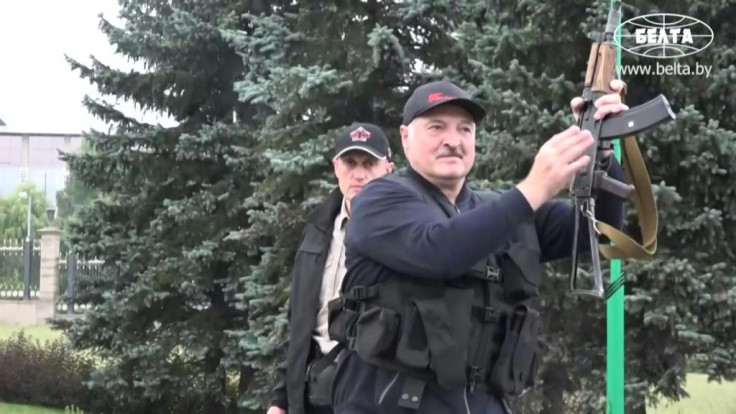 Lukashenko resorted to TV appearances clutching an assault rifle in the face of popular protests