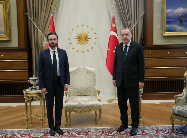 Robert Spano (left), the head of the European Court of Human Rights, has come under fire for his visit to Istanbul