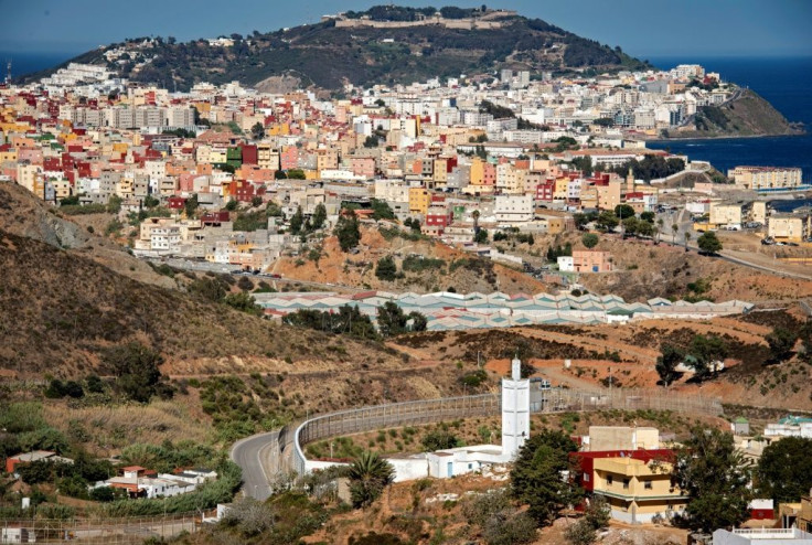 Spain's town of Ceuta, which along with its other enclave of Melilla are the only land borders the European Union has with Africa, are separated from Morocco by high security fences