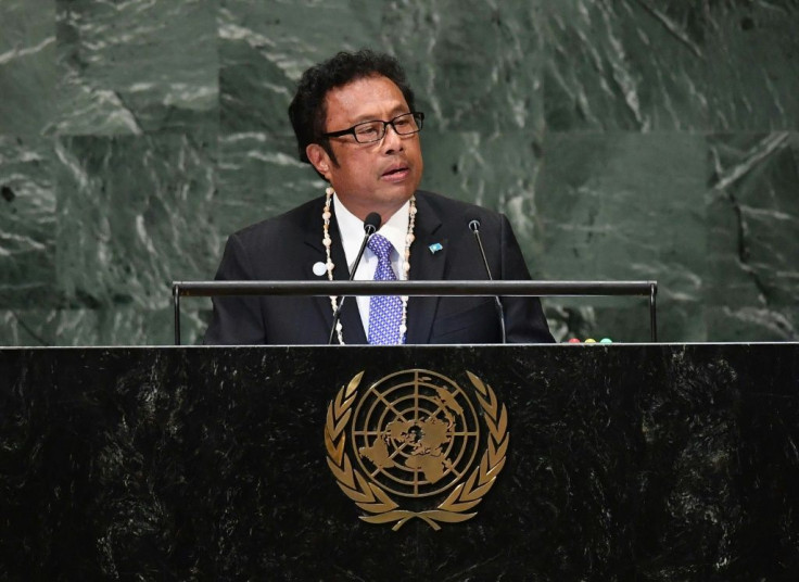 In the letter, Palau President Tommy Remengesau said "destabilising actors have already stepped forward to take advantage" of the virus-related economic crises facing small island nations