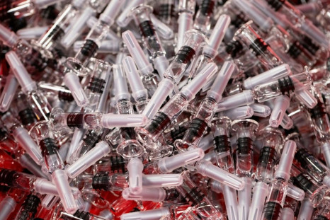 Syringes in the Sanofi plant in Val-de-Reuil, France, in July 2020
