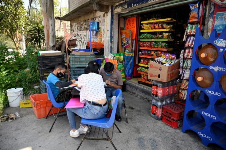 Around 70 children have attended the "Little Corner of Hope" street school