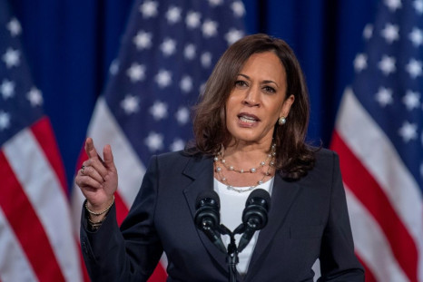 Democratic vice presidential nominee Kamala Harris said that if a coronavirus vaccine is available before November's election she would not take President Donald Trump's word on its safety and efficacy