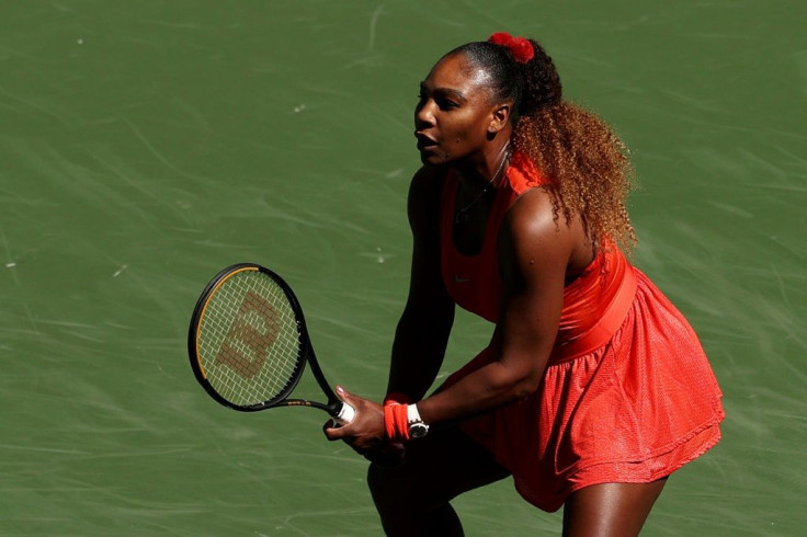 Serena Williams during her third-round win against Sloane Stephens at the US Open