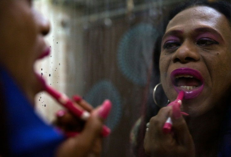 Luna Veras, a trans sex worker in the Dominican Republic, dresses and makes herself up just as she did before the pandemic struck; but now she wears a protective mask