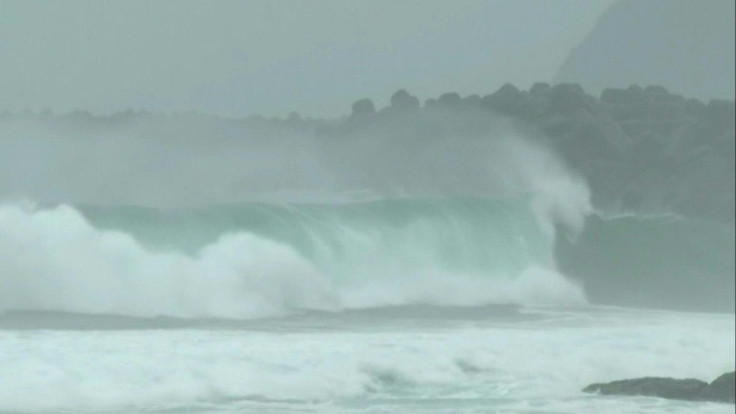 IMAGES Large waves, strong winds and heavy rains batter the southern coast of Japan's Kagoshima prefecture as Typhoon Haishen heads towards the country, with officials warning it could be strong enough to snap power poles and flip vehicles.