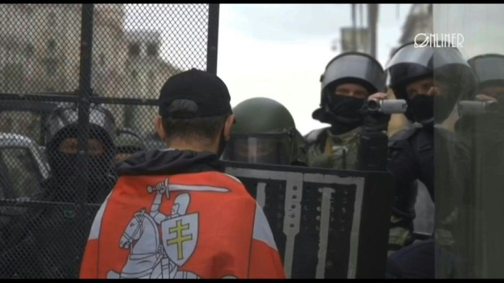 IMAGESAt least tens of thousands and possibly more Belarusian protesters stage a peaceful march in the capital Minsk, keeping the pressure on strongman Alexander Lukashenko who has refused to quit after his disputed re-election, turning instead to Russia