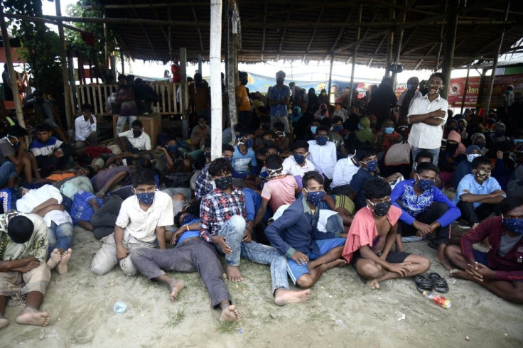 Nearly 300 Rohingya migrants came ashore on Indonesia's Sumatra island in what is believed to be the one of the biggest landings of the persecuted Myanmar minority since 2015