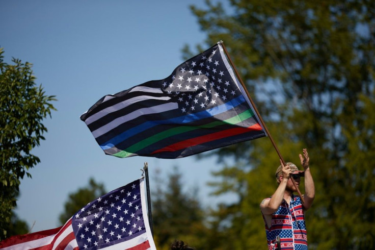 President Donald Trumpâs supporters hold a rally and caravan in Oregon City, Oregon on September 7, 2020