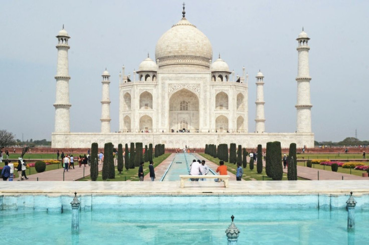 The shining marble mausoleum south of the capital New Delhi has been closed since mid-March as part of India's strict virus lockdown