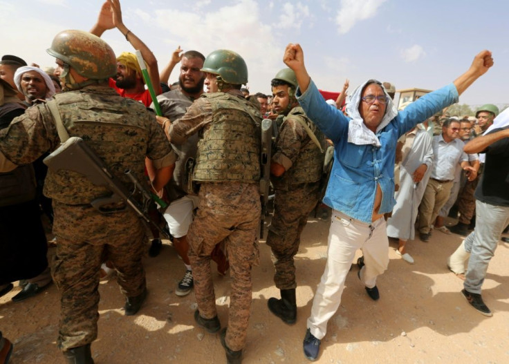 Protestors have been blockading oil and gas facilites in southern Tunisia since July demanding new investment and jobs