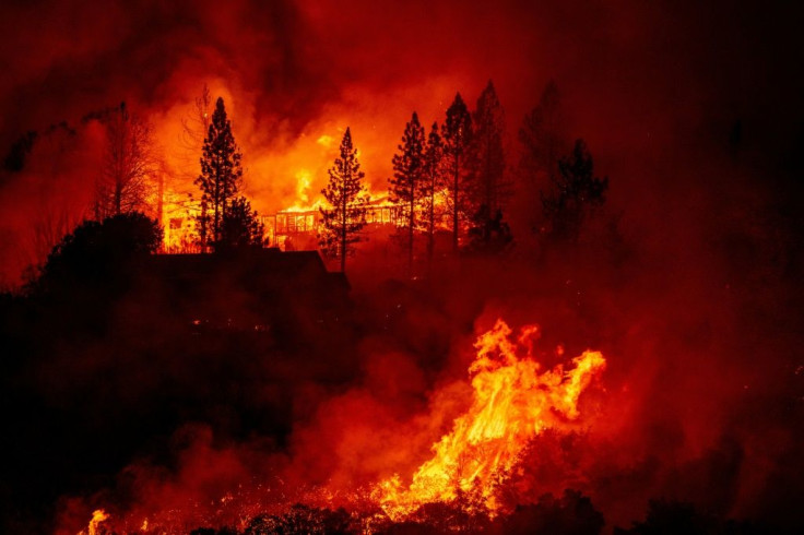 A utility company in California said it was investigating whether its lines sparked blazes in the south of the state.