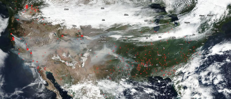 Satellite Image Of Fires