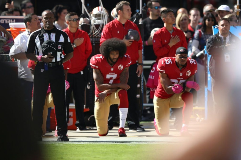NFL chief Roger Goodell says the league was wrong not to support Colin Kaepernick when the former San Francisco 49ers quarterback began protesting racial injustice in 2016