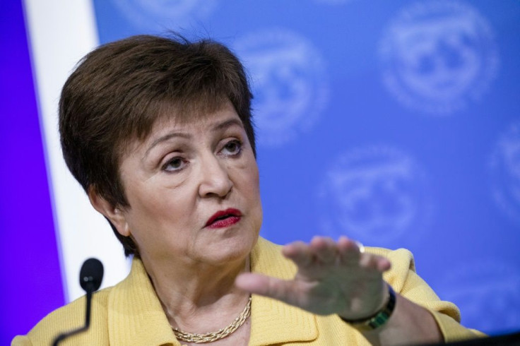 IMF chief Kristalina Georgieva has credited massive government support with cushioning the economic blow from the coronavirus