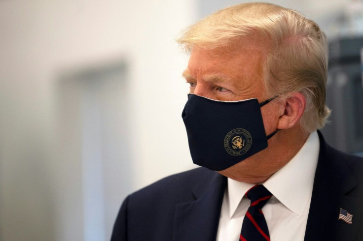 It took US President Donald Trump months to wear a mask in public for the first time