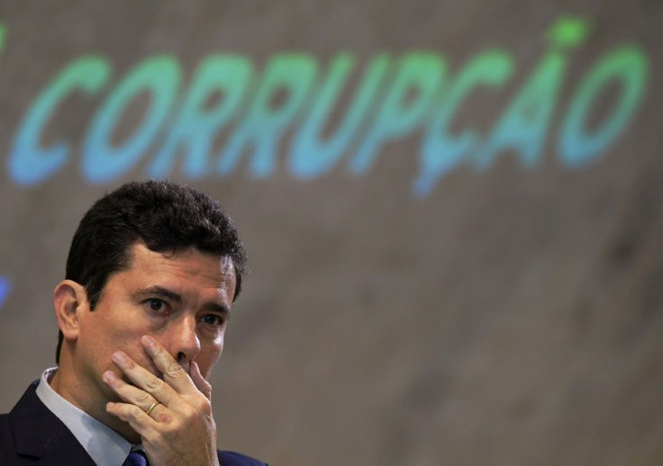 El exjuez brasileño Sergio Moro, el 23 de noviembre de 2018 en Rio de Janeiro durante un foro nacional sobre la lucha contra la corrupción