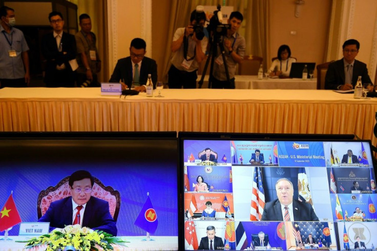 Secretary of State Mike Pompeo's comments came at a regional Asian summit overshadowed by the US-China rivalry over a range of issues, from trade to the coronavirus