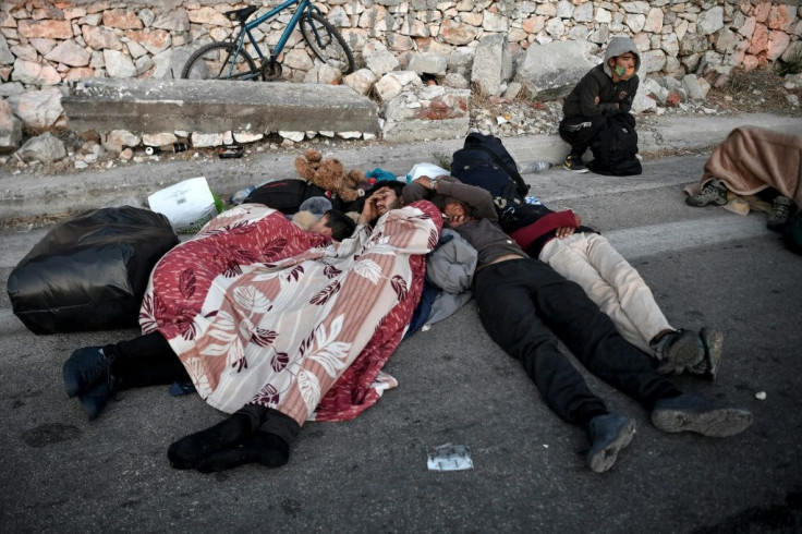 The Greek authorities sent a ferry to accommodate some of the more vulnerable migrants