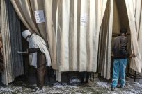 Voting proceeded peacefully Wednesday, and the election commission has reported turnout of greater than 97 percent