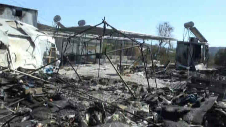 IMAGES Charred tents and burned out vehicles are all that is left in parts of Moria camp, Greece's most notorious migrant facility, after two fires in as many days.