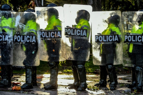 Seven people were killed and hundreds injured in rioting in the Colombian capital Bogota