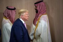 US President Donald Trump has reportedly boasted of salvaging the reputation of Saudi Arabia's Crown Prince Mohammed Bin Salman, whom he is seen meeting at a June 2019 G20 summit in Japan