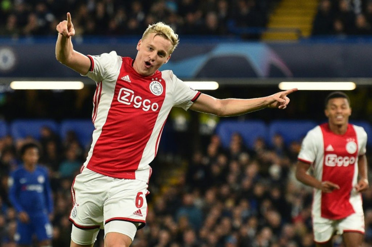 Midfielder Donny van de Beek has joined Manchester United from Ajax